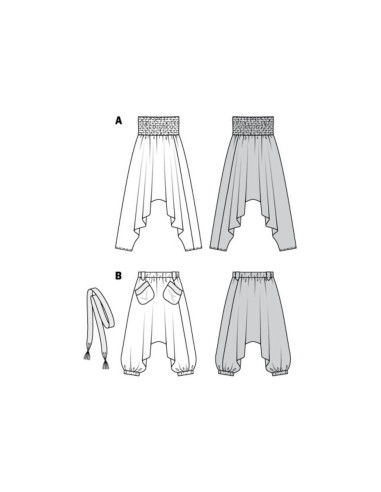 Modello di pantaloni - Burda 6316