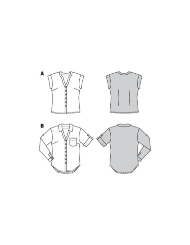 Modello di camicetta - Burda 6326