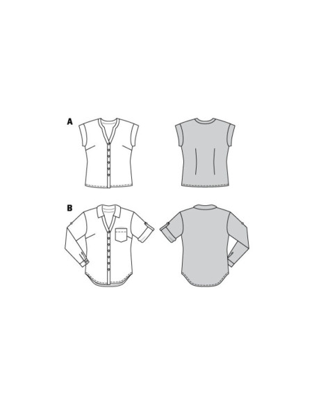 Modello di camicetta - Burda 6326