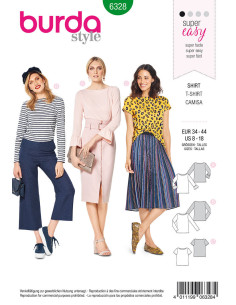 Modello di t-shirt - Burda 6328