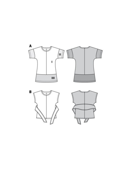 Modello di t-shirt - Burda 6330