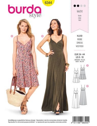 Modello di abito - Burda 6344