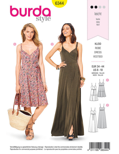 Modello di abito - Burda 6344