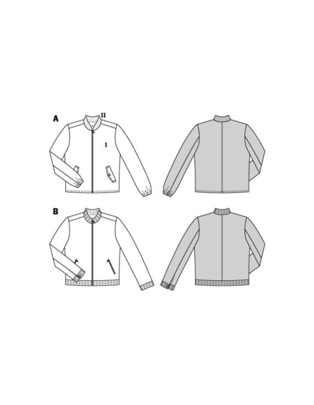 Modello di giacca - Burda 6351