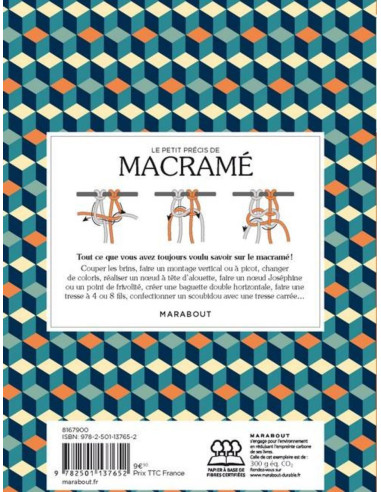 Libro il piccolo manuale del macramè
