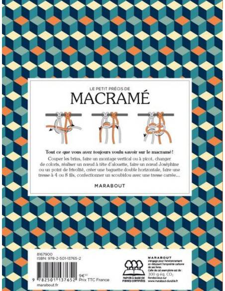 Libro il piccolo manuale del macramè