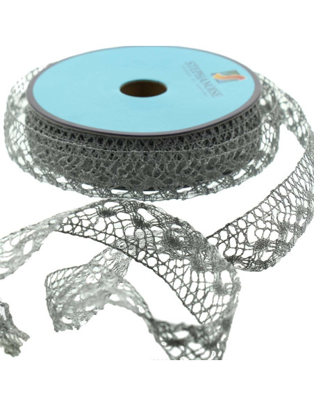Pizzo lurex - Argento