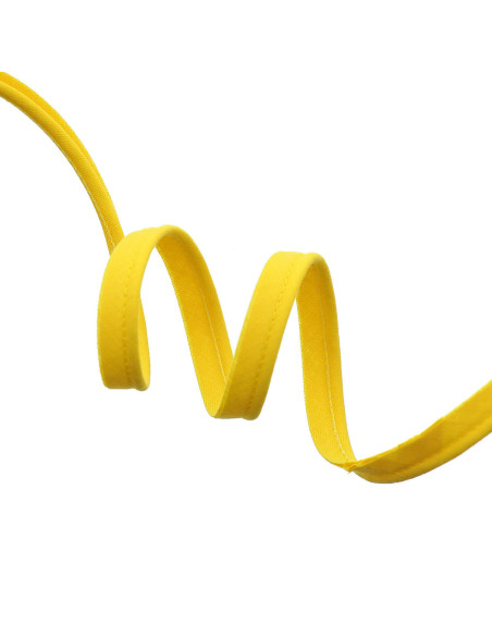 Cordoncino tessile 10 mm - Giallo