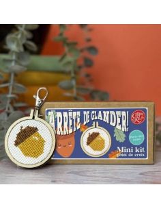 Mini kit ricamo a punto croce - Smettila di oziare