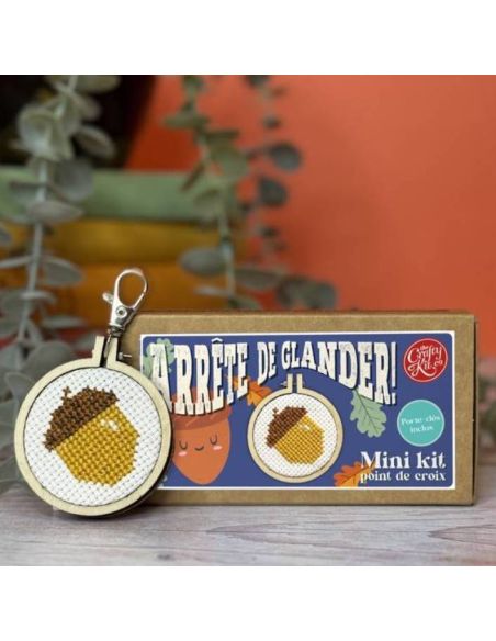 Mini kit ricamo a punto croce - Smettila di oziare