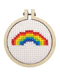 Mini kit ricamo a punto croce - Love is love 2