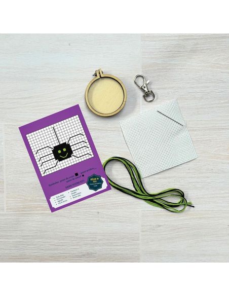 Mini kit ricamo a punto croce - Ragno della sera, speranza!