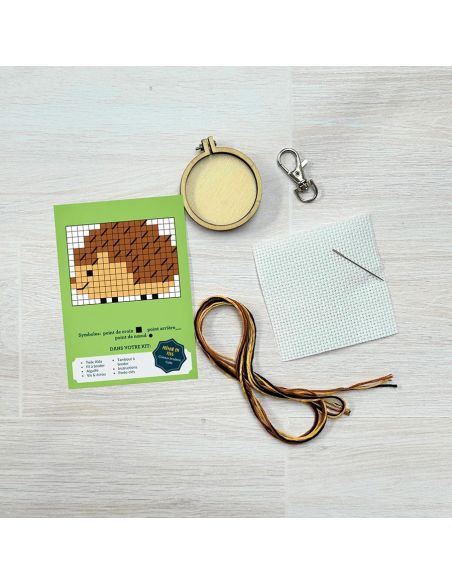 Mini kit ricamo a punto croce - Stuzzichi la mia curiosità