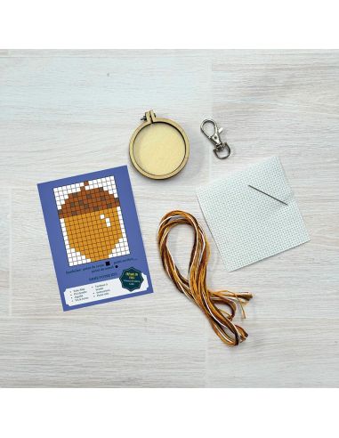 Mini kit ricamo a punto croce - Smettila di oziare