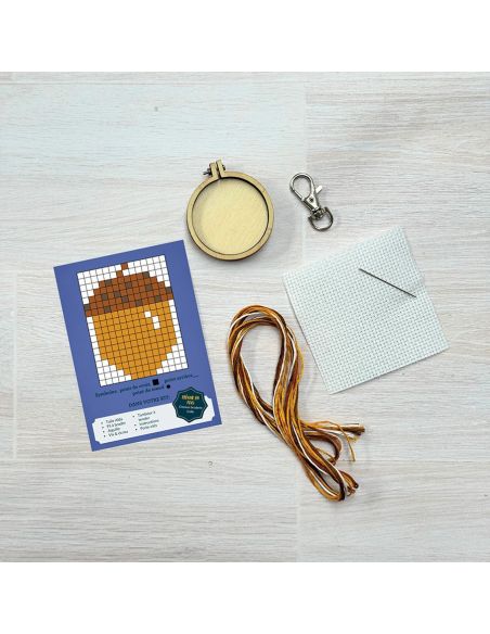 Mini kit ricamo a punto croce - Smettila di oziare