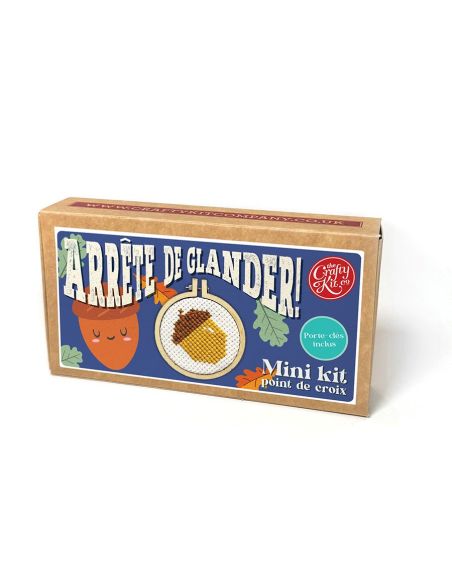 Mini kit ricamo a punto croce - Smettila di oziare