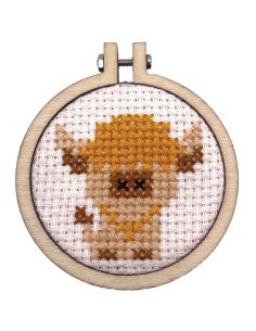 Mini kit ricamo a punto croce - Non essere cattivo! 2