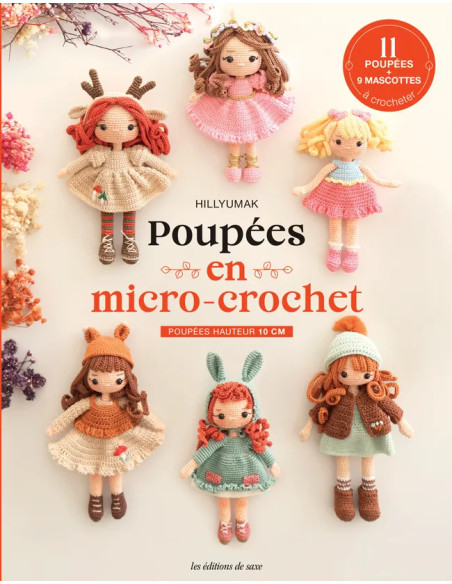 Libro bambole in micro-uncinetto