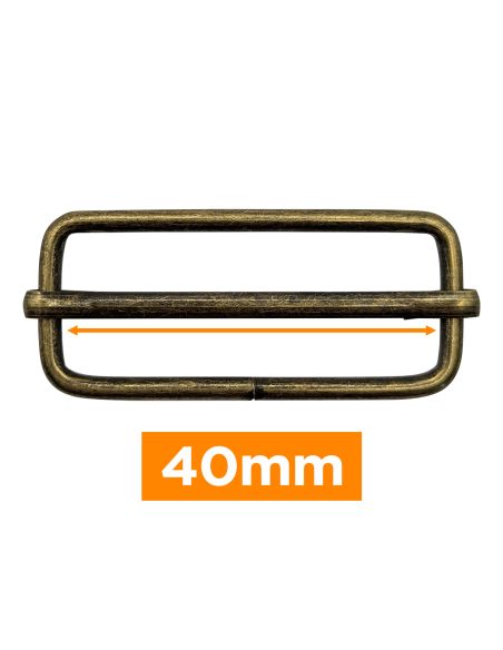 Fibbia scorrevole premium - Bronzo 40 mm