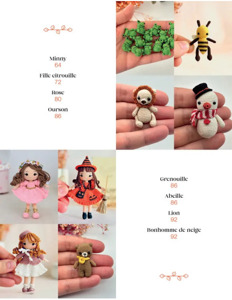Libro bambole in micro-uncinetto