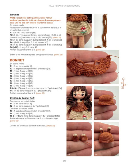Libro bambole in micro-uncinetto