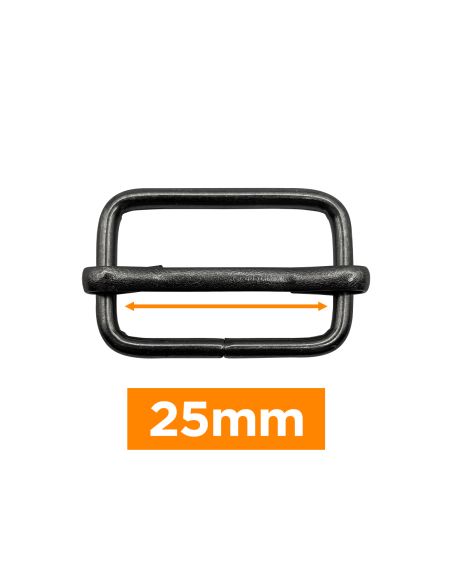 Fibbia scorrevole premium - Fucile 25 mm