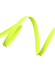 Cordoncino tutto tessuto 10 mm - Giallo fluo