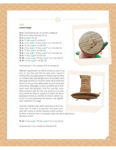 Libro amigurumi in vacanza sulla spiaggia e nella foresta