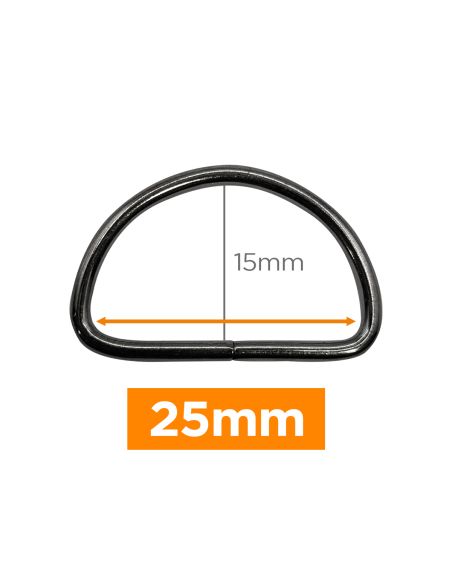 Anello a D premium - Canone da fucile 25 mm