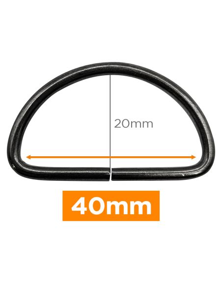 Anello a D premium - Canone da fucile 40 mm