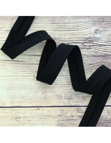 Nastro di cotone biologico - Nero