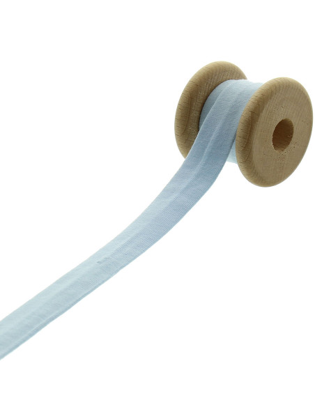 Bordino jersey cotone - Azzurro chiaro