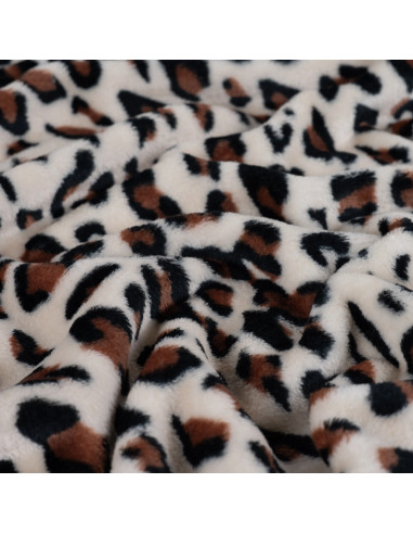Tessuto coccoloso - Leopardo