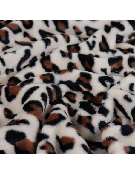 Tessuto coccoloso - Leopardo