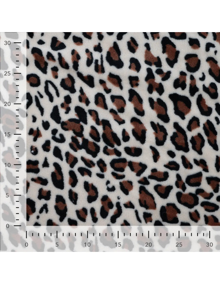 Tessuto coccoloso - Leopardo