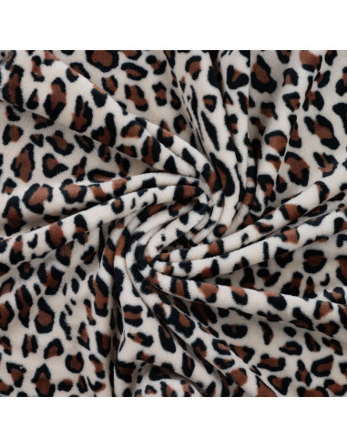 Tessuto coccoloso - Leopardo