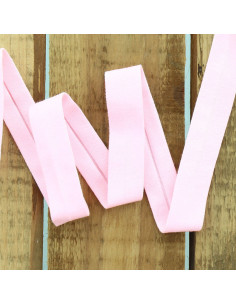 Nastro in jersey di cotone - Rosa pastello
