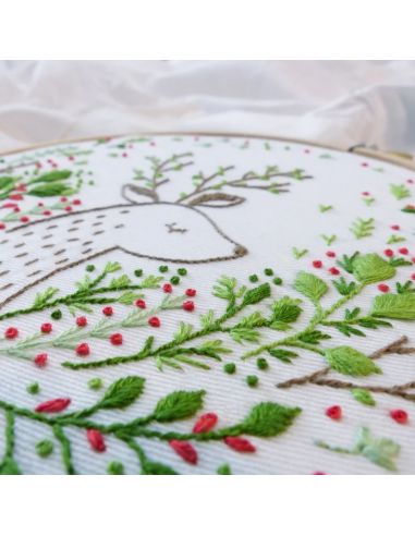 Kit ricamo Tamar Nahir-Yanai - Cervo di Natale