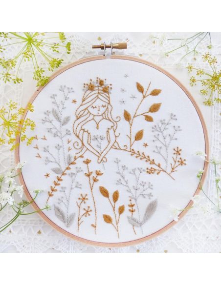 Kit ricamo Tamar Nahir-Yanai - Principessa Oro e Grigio
