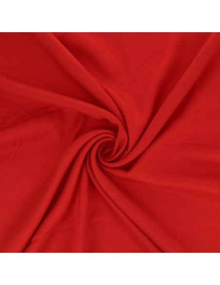Tessuto gabardine di viscosa - Rosso