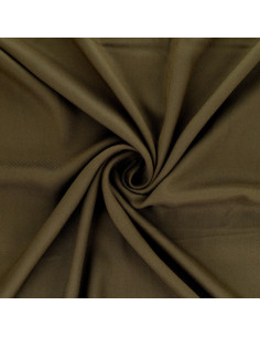Tessuto gabardine di viscosa - Kaki