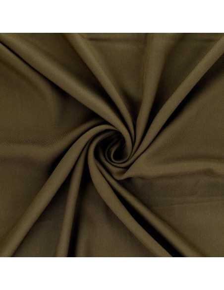 Tessuto gabardine di viscosa - Kaki
