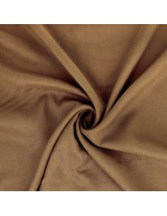 Tessuto gabardine di viscosa - Beige scuro