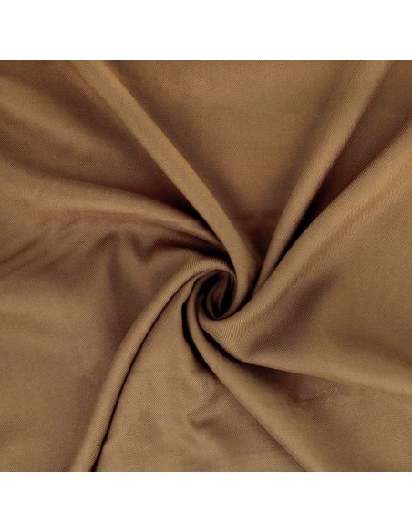 Tessuto gabardine di viscosa - Beige scuro