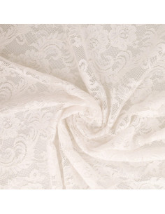 Tessuto pizzo Natasha - Bianco