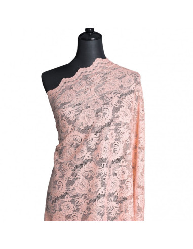 Tessuto pizzo Natasha - Rosa chiaro