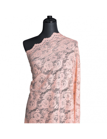 Tessuto pizzo Natasha - Rosa chiaro