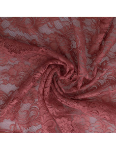 Tessuto pizzo Natasha - Rosa antico