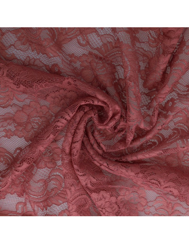 Tessuto pizzo Natasha - Rosa antico