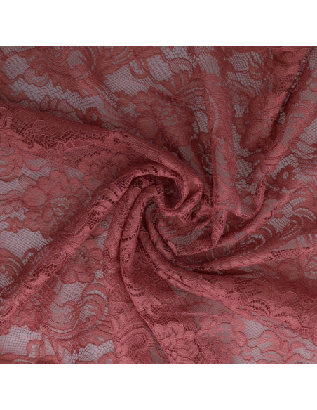 Tessuto pizzo Natasha - Rosa antico